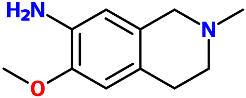 MC019576 6-Methoxy-2-methyl-3,4-dihydro-1H-isoquinolin-7-amine - 点击图像关闭